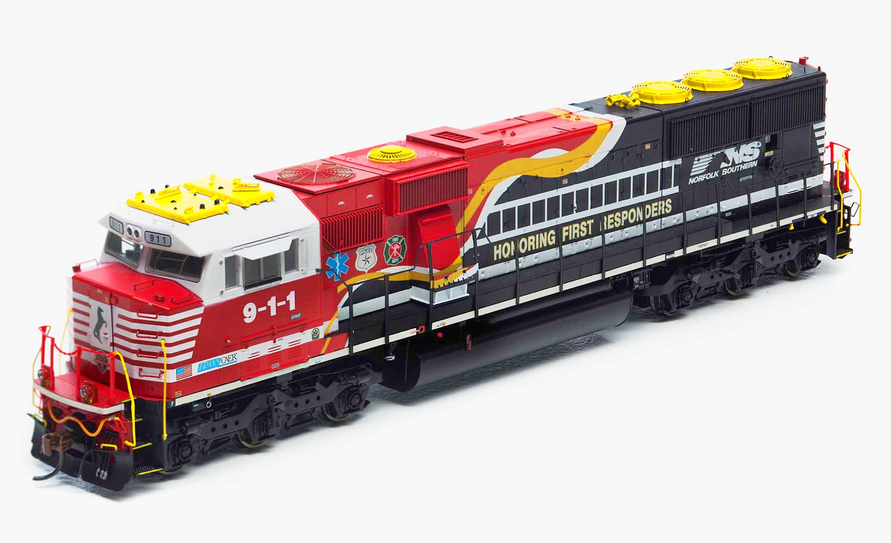 美國 911 Norfolk Southern SD60E 9-1-1 DCC w/Sound