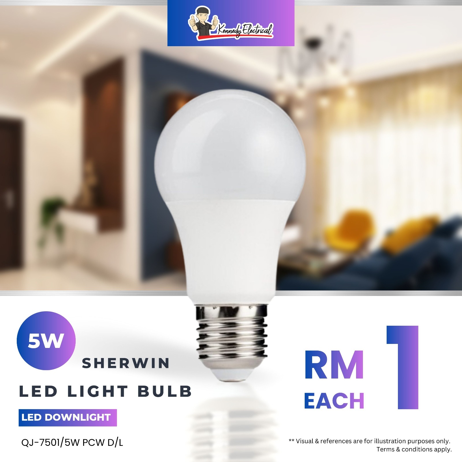 [CNY Add-On Promo Deals] - LED Light Bulb