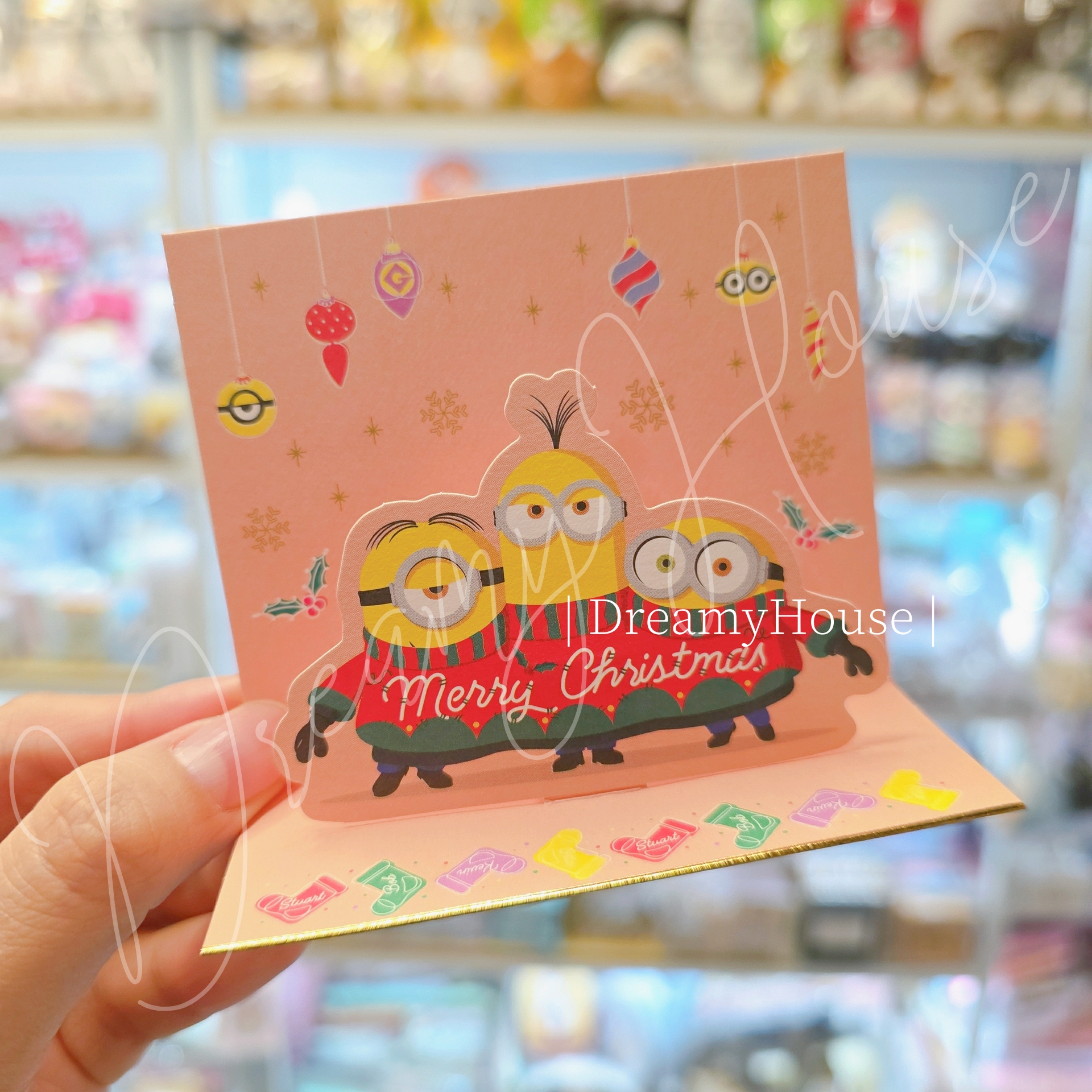 日本 minions 立體聖誕卡🎄