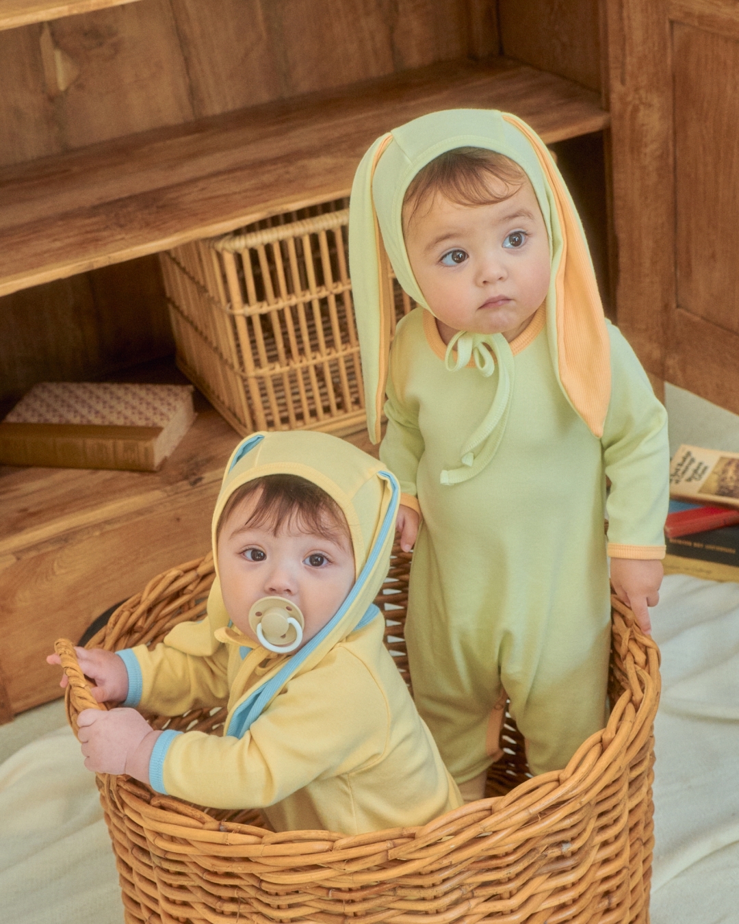 🇰🇷Oottbebe suit+bonnet