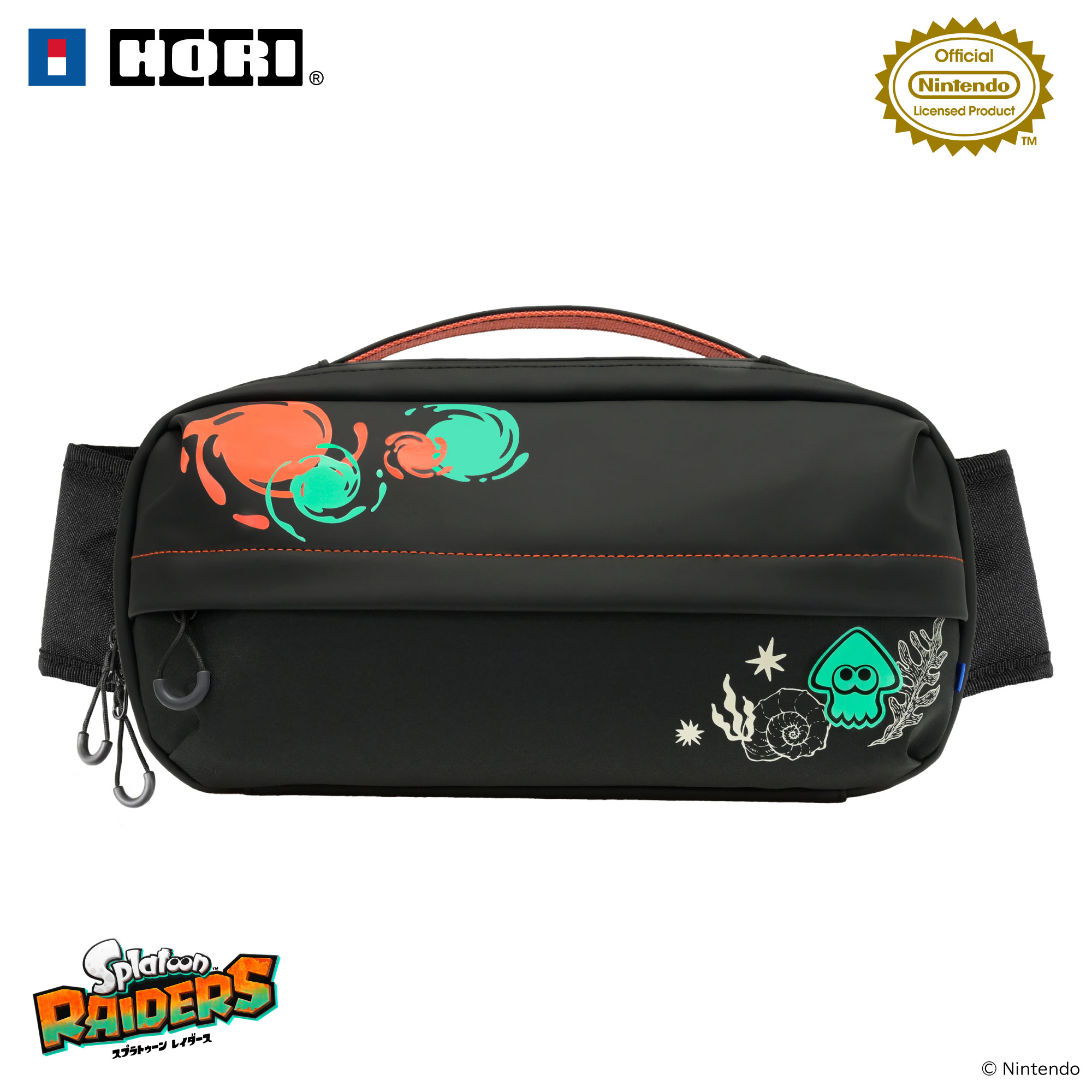HORI NS2 單肩包 斯普拉遁 塗擊隊 (NSX-244)        HORI NS2 Shoulder Bag Splatoon Raiders (NSX-244)