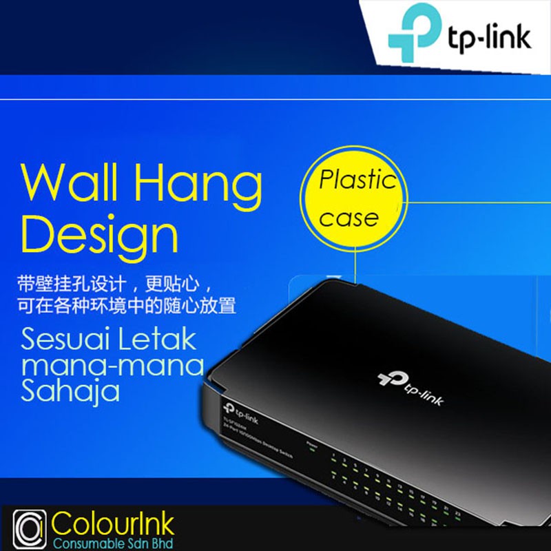 TP-Link 24 Port Unmanaged Switch TL-SF1024 TL-SF1024D Steel Case Rackmount Switch TL-SF1024M Plastic Switch for Server