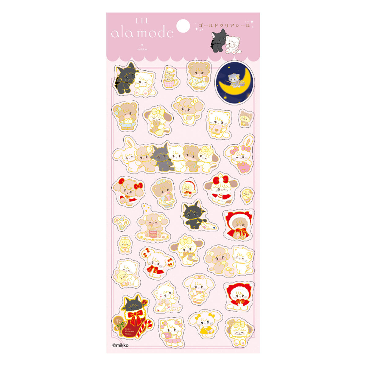 🎀【預訂】Lil ala mode ❤︎ mikko 燙金貼紙 #1