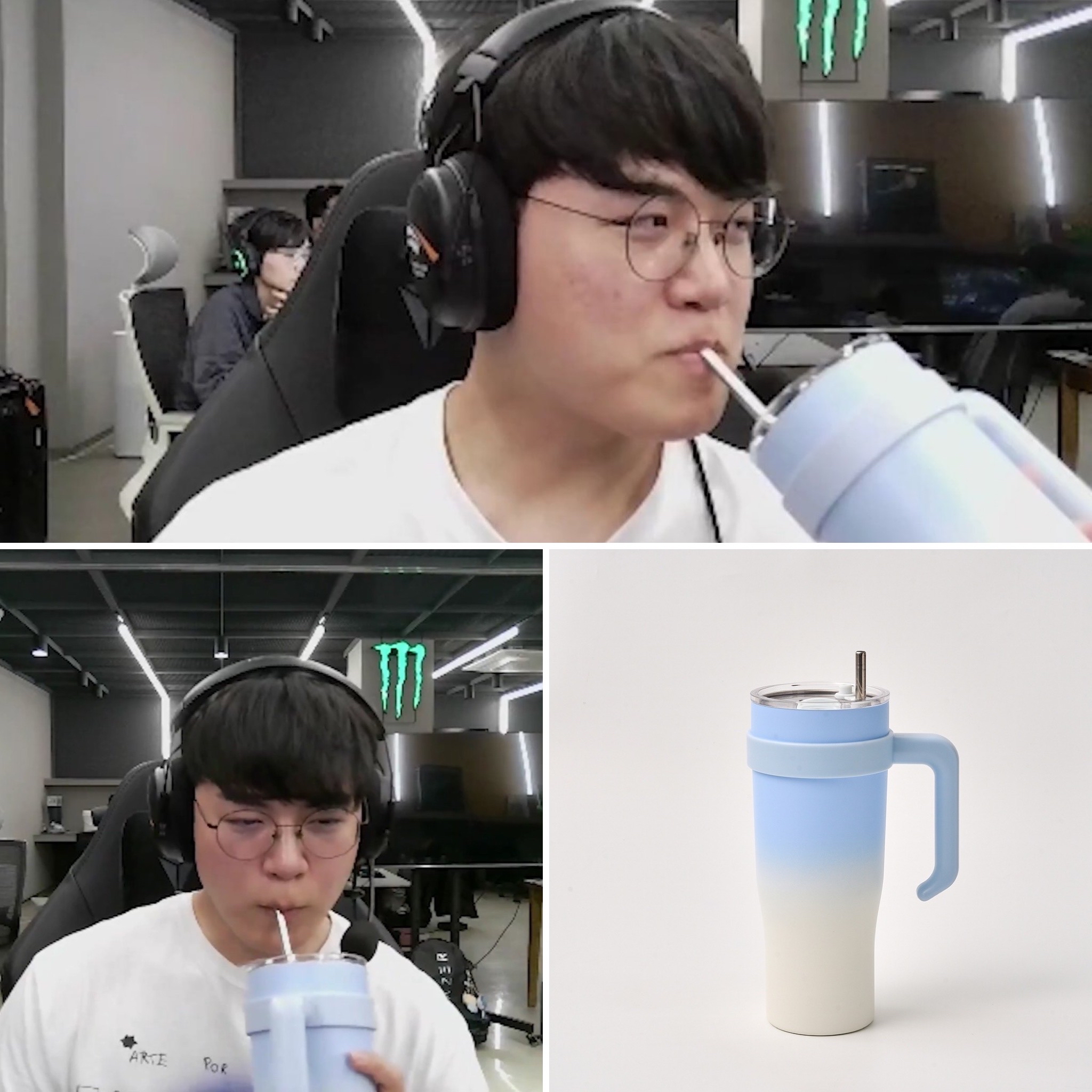 [MODERN HOUSE] GUMAYUSI同款TUMBLER CREAM BLUE 1200ML