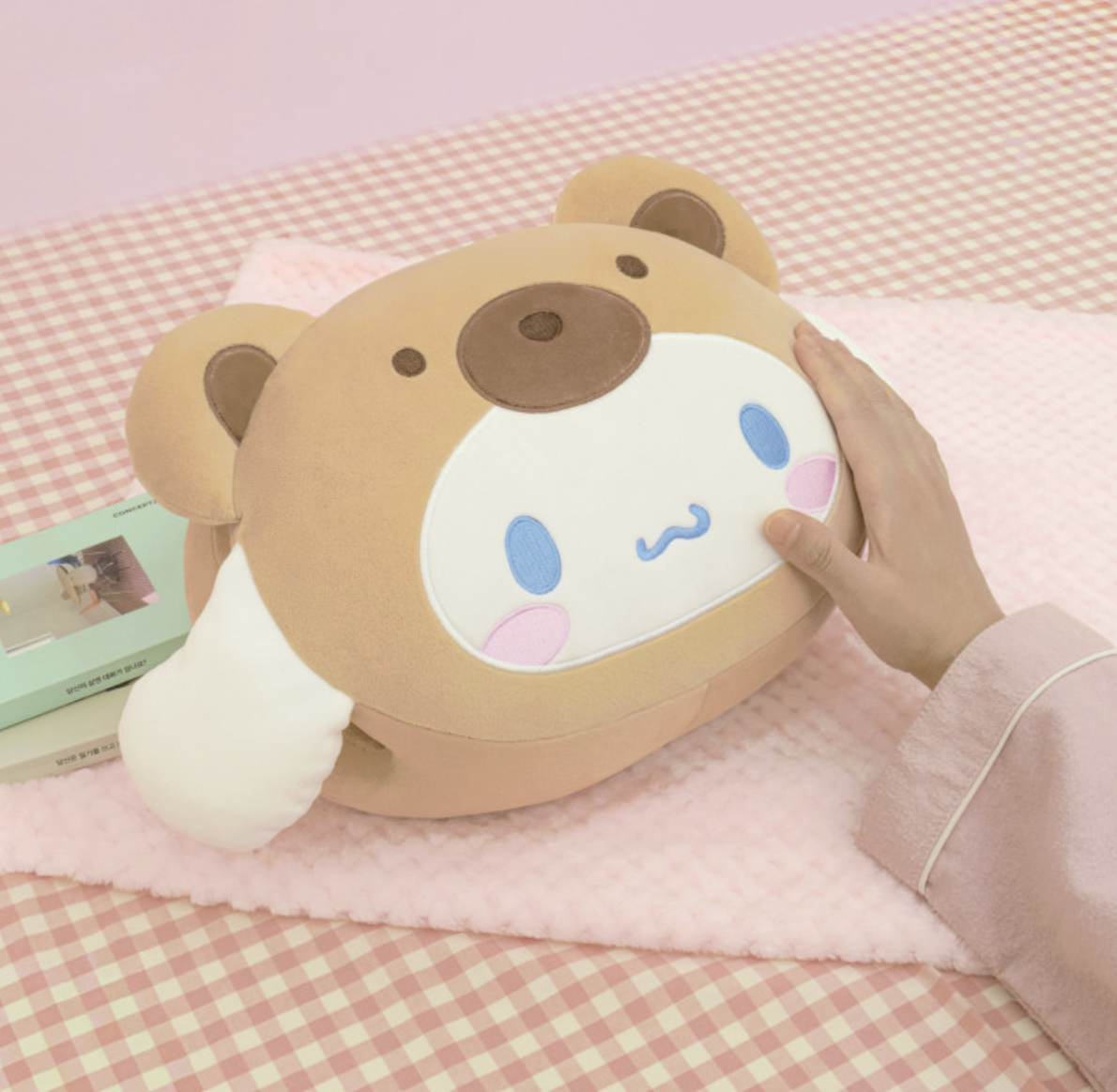 韓國 NARA HOME DECO x Sanrio 泰迪熊 軟綿綿 暖手枕 咕𠱸｜Hello Kitty / 玉桂狗 / 水怪 