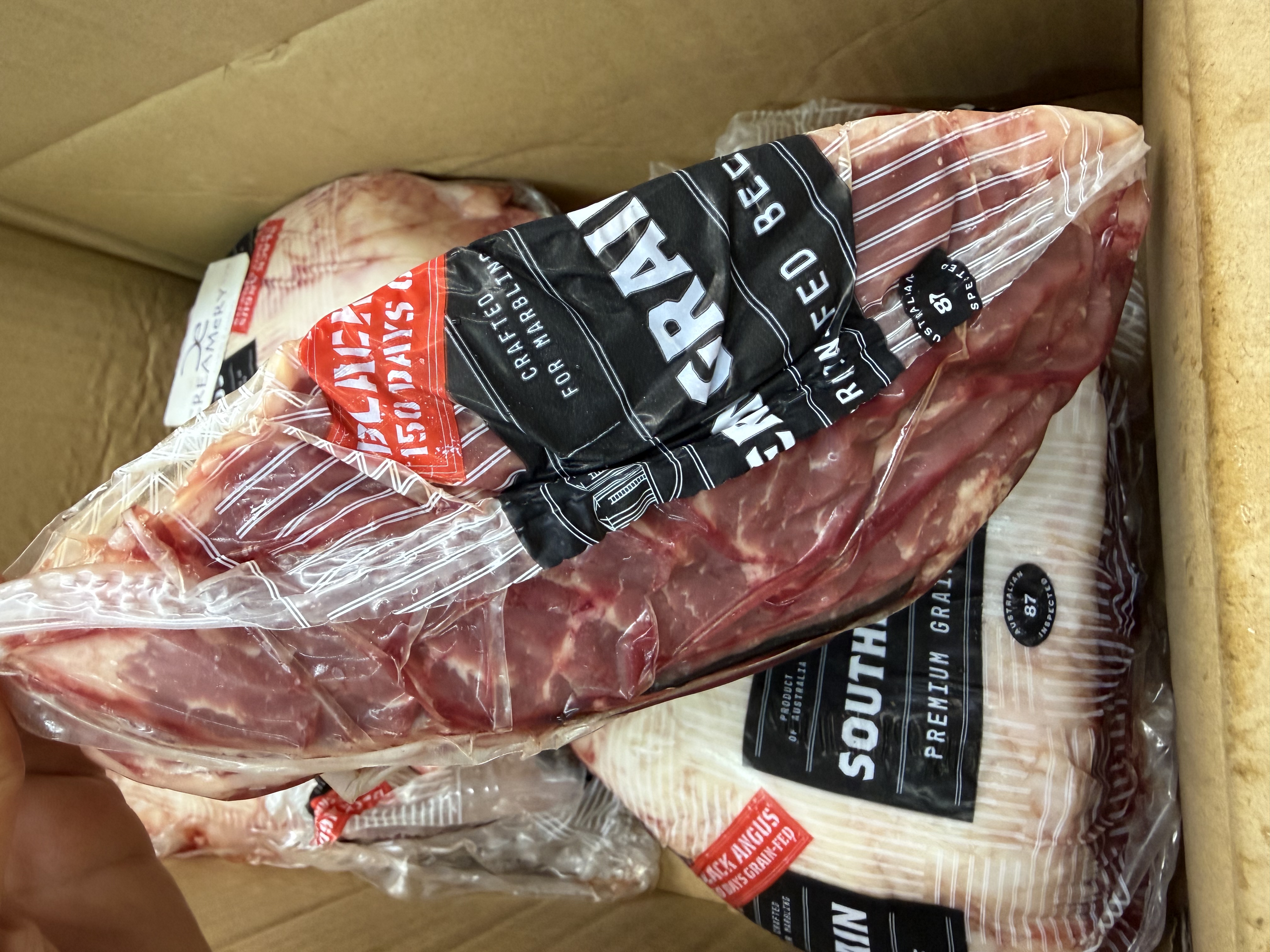 澳洲黑安格斯SOUTHERN GRAIN 穀飼 牛臀肉蓋 (原件) Australia Premium Grain Feed Beef ...