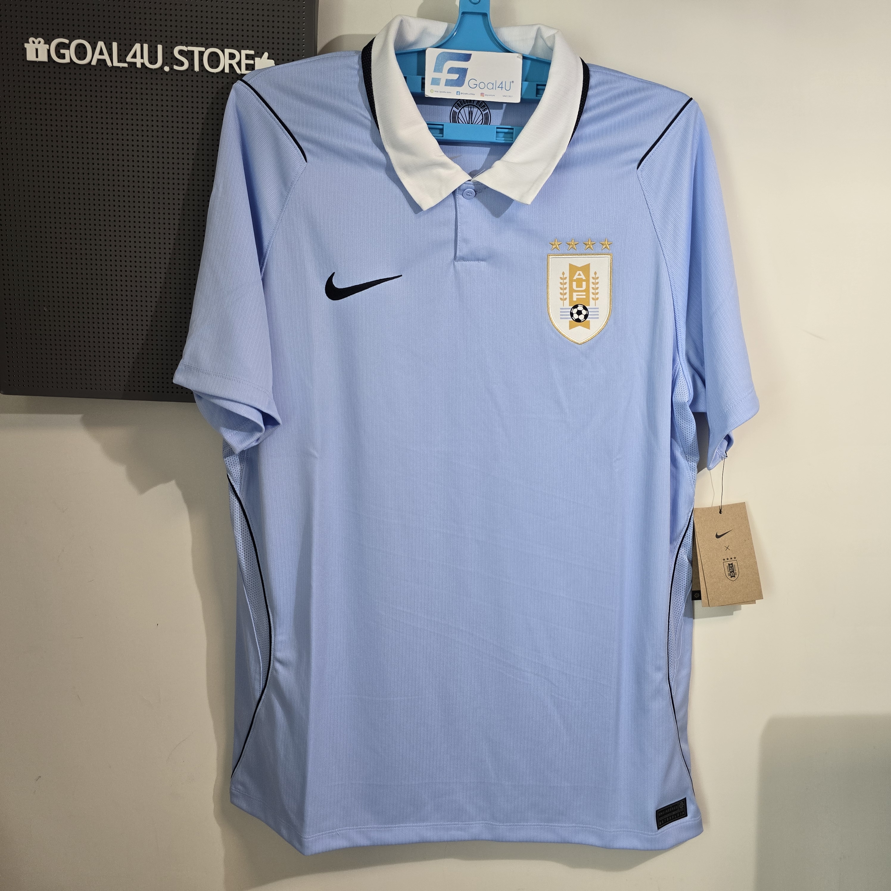 天藍軍團 Nike Uruguay 烏拉圭 2026-27 主場球迷版球衣 (可加印字章) IO4680