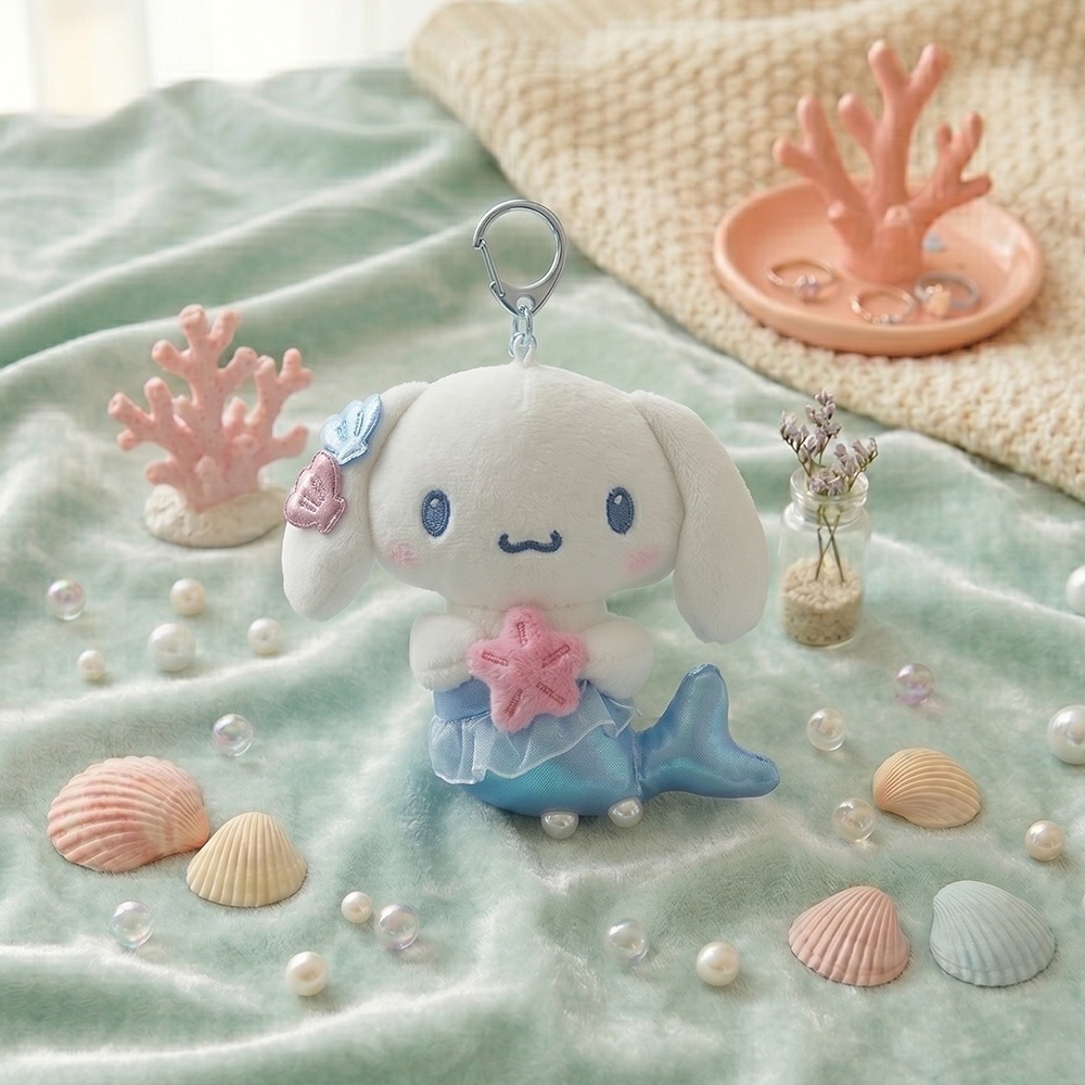 [Sanrio] 美人魚造型 公仔匙扣 (5種)