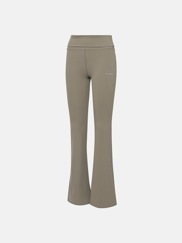 預購_Compression Folding Straight Fit Leggingsby Grandeline