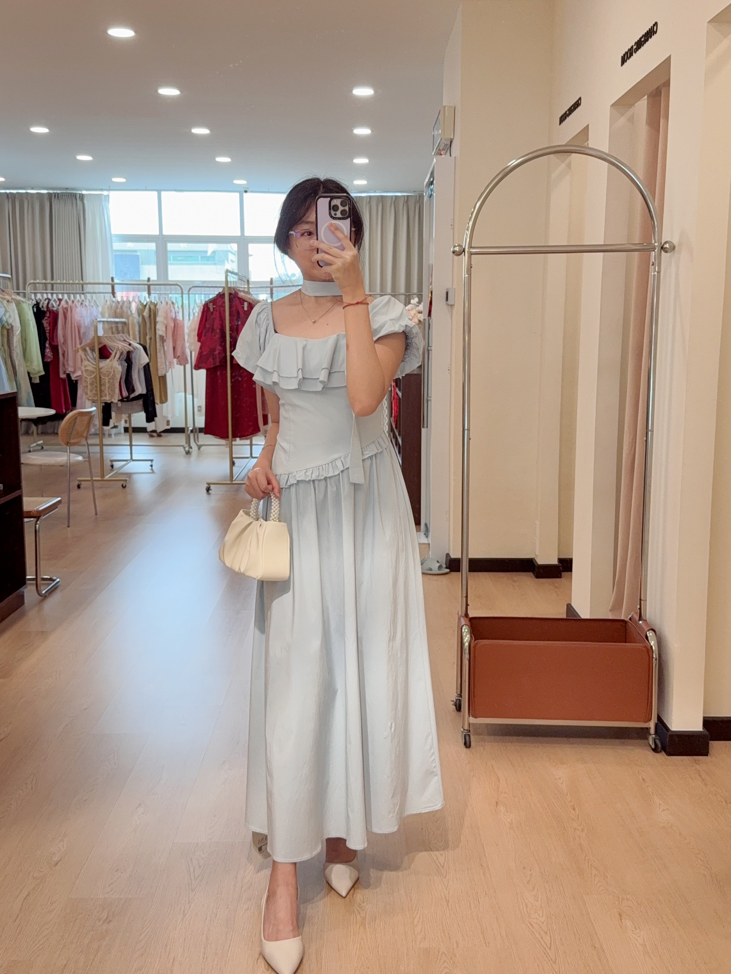 2808法式连身长裙