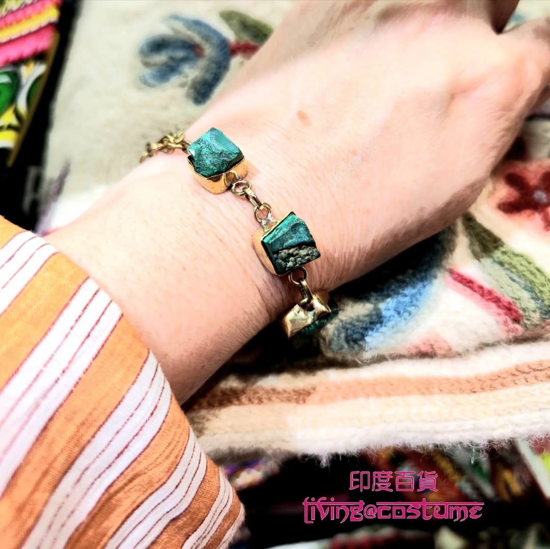 印度黃銅原石手鏈
