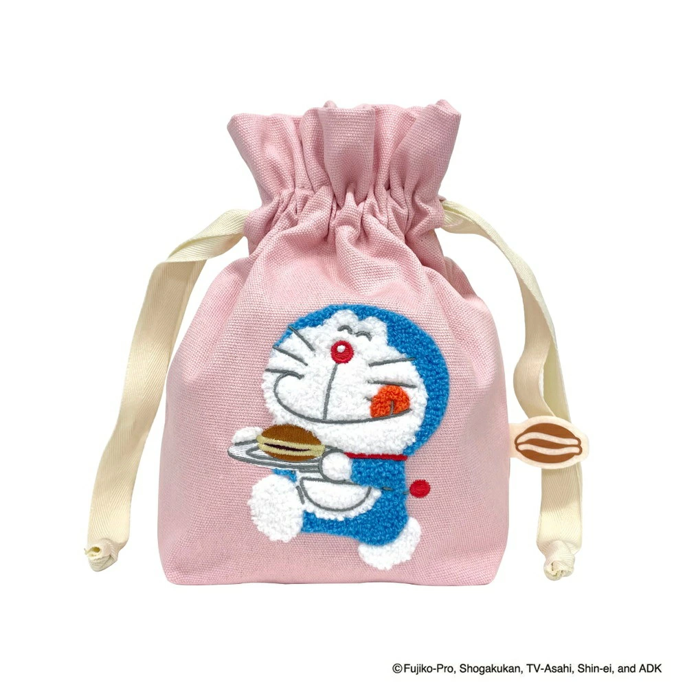 [現貨] 多啦A夢袋 索繩袋 束口袋 法寶 刺繡圖案 Doraemon