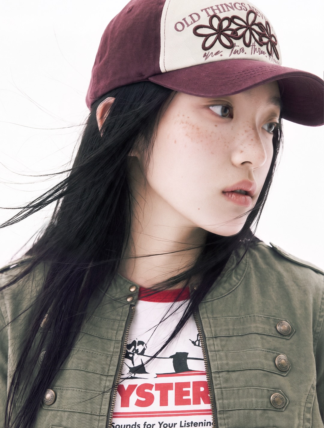 THREE FLOWER TWO-TONE CAP (2026 Ver.)｜온고 ONGO old things never die 【預購】