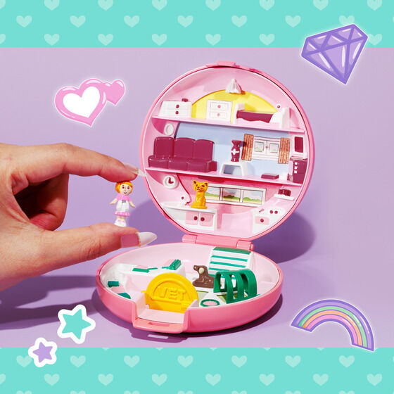 (預訂訂金 $100) (總價 $331) (魂限) Bandai Special Memorize Polly Pocket (TM) BUTTON'S ANIMAL HOSPITAL 動物醫院 (行版) 