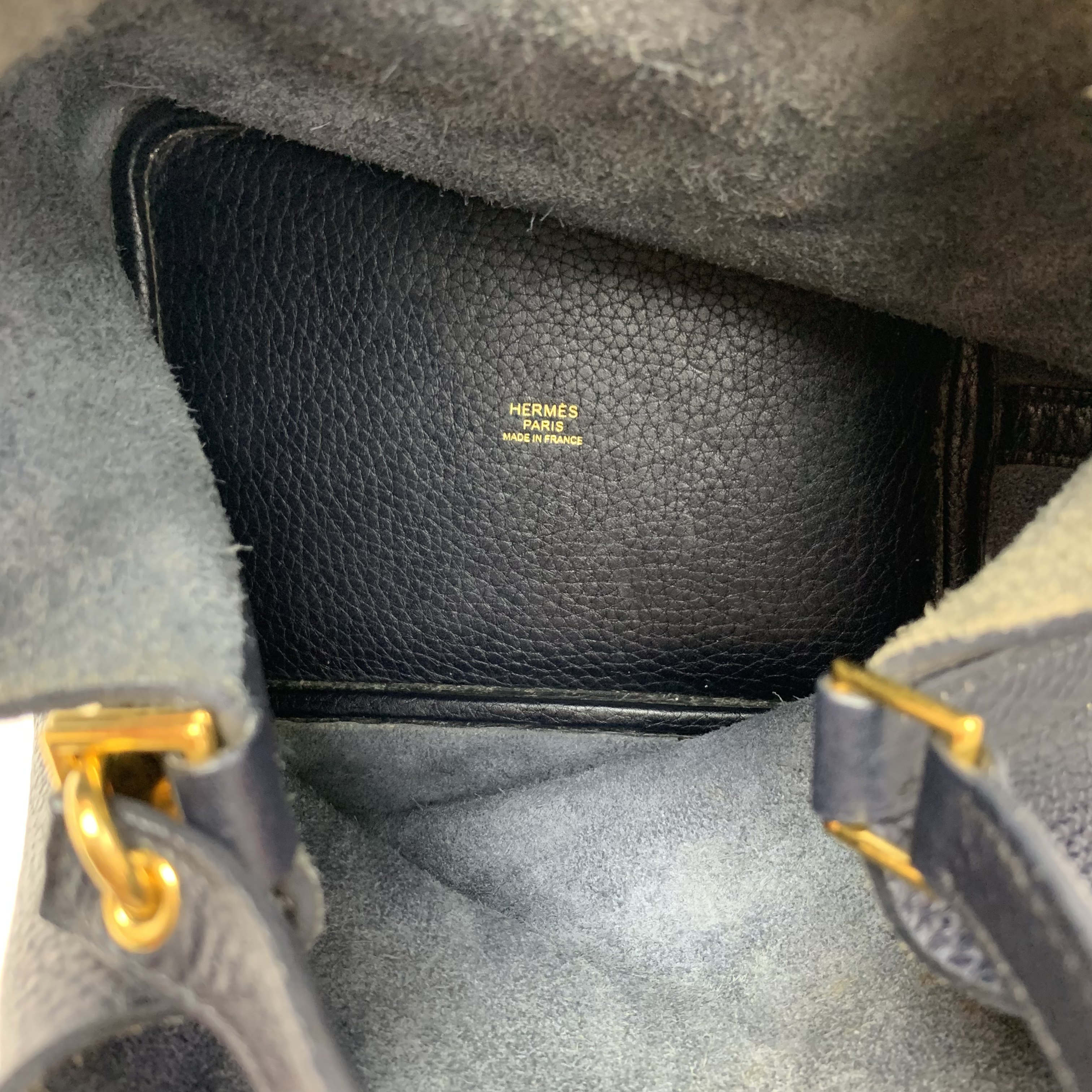 Hermes Picotin18 菜籃子18 颶風藍配金扣