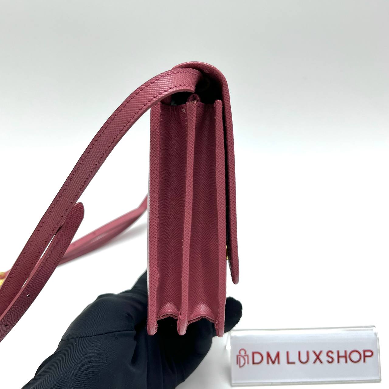 Prada Saffiano Pink WOC