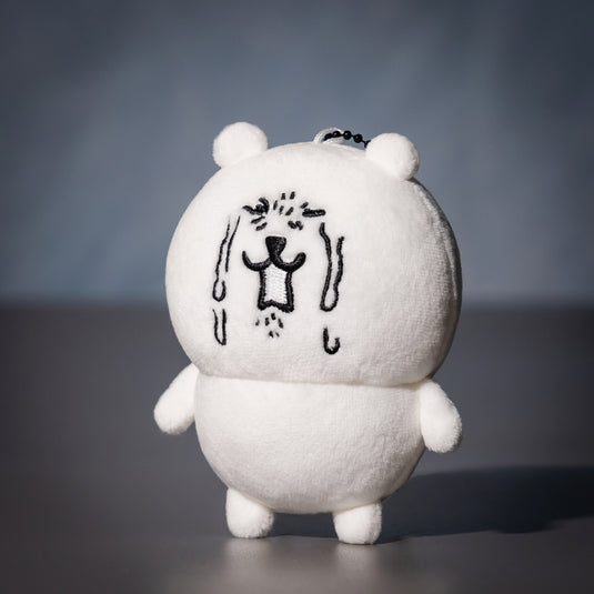 日本 nagano market joke bear 哭泣白熊 公仔吊飾