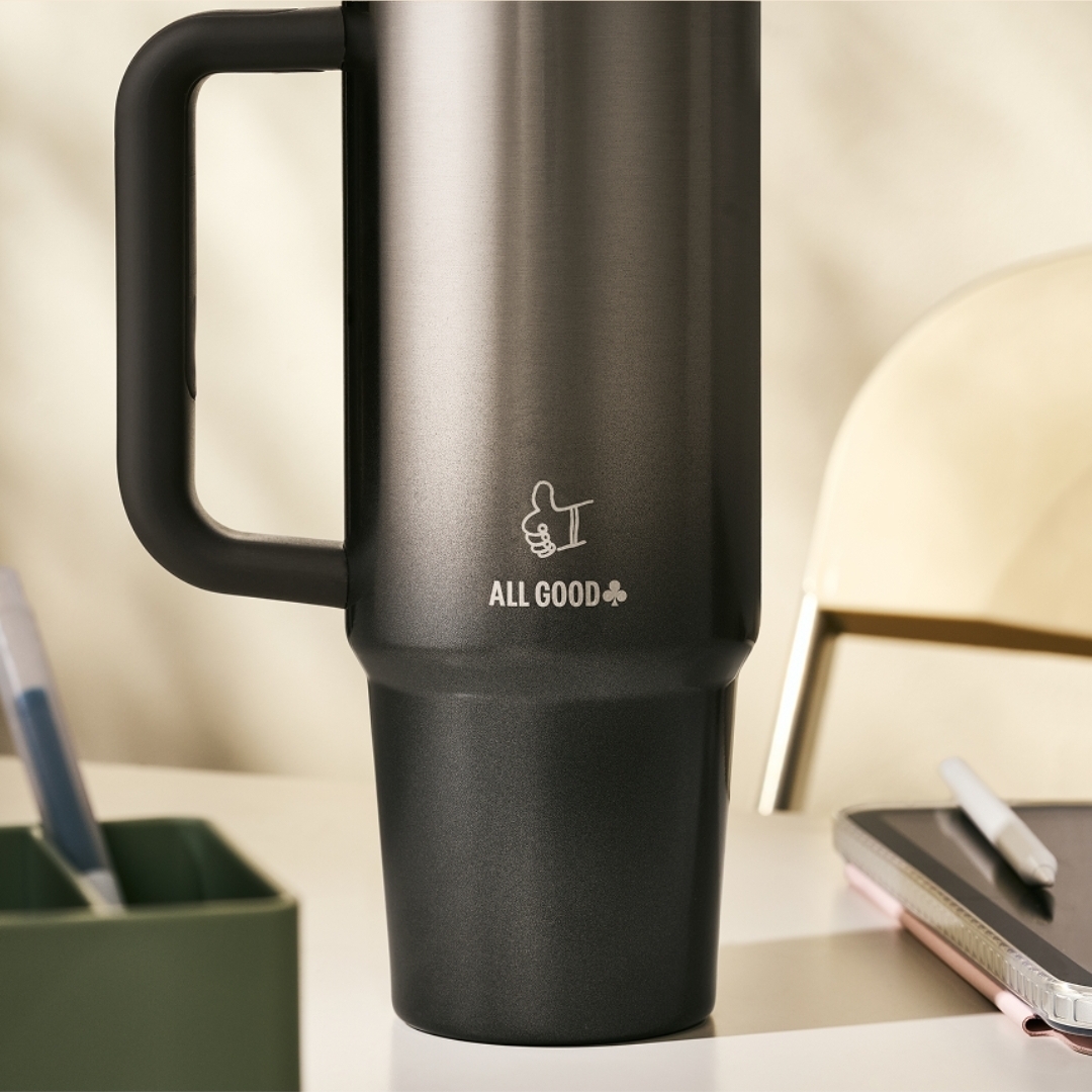 Starbucks 客製刻名杯(黑色漸變 887ml)