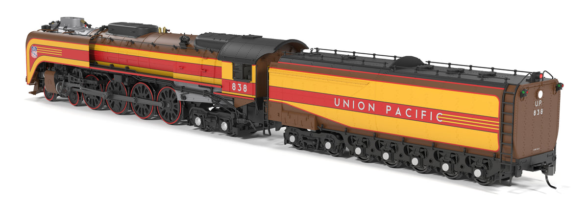 Union Pacific 4-8-4, Class FEF-3, #838, 49er Fantasy Scheme, Paragon4 Sound/DC/DCC, w/ Smoke, HO 