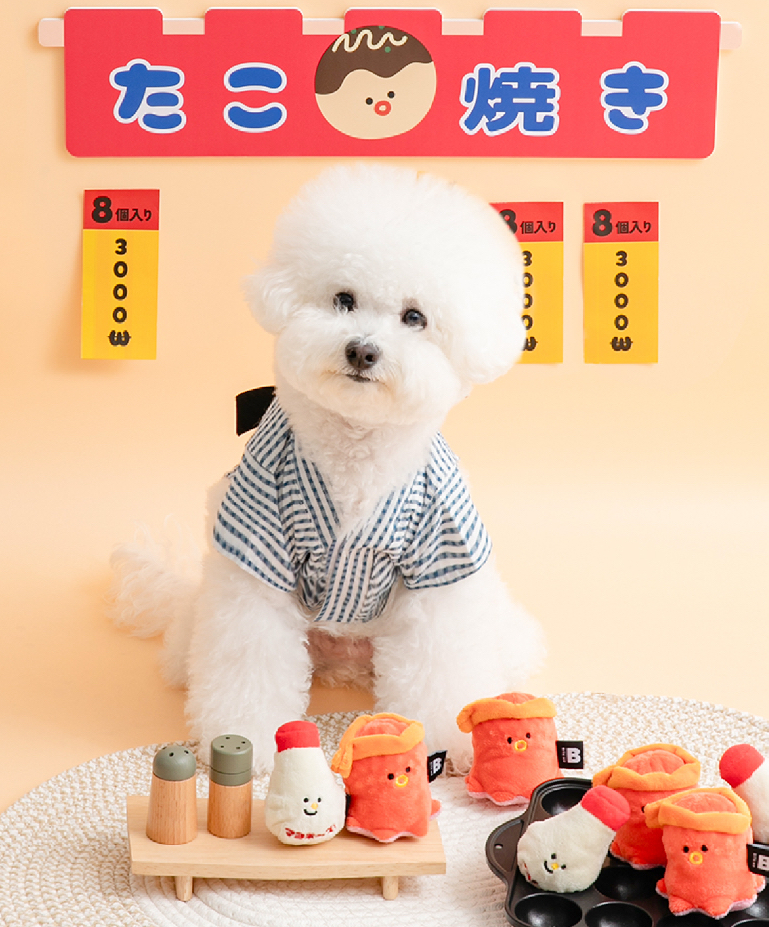 韓國🇰🇷 發聲玩具 章魚燒🐙 （1set 2粒） 咇咇