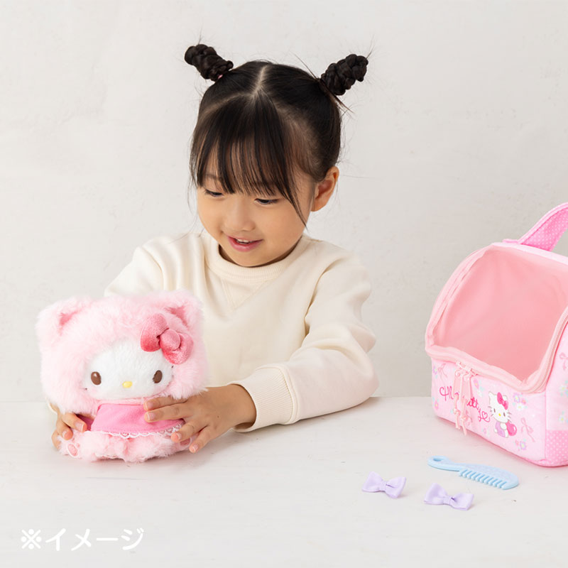 【⭐訂購⭐】🇯🇵 日本直送 #Cinnamoroll / #Kitty 絨毛小貓+手提包套裝🌀[EIKD-0218][261101]