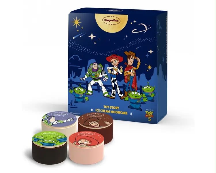 🥮2026中秋限定🥮Haagen dazs 雪糕月餅卷Toy Story 雪糕月餅