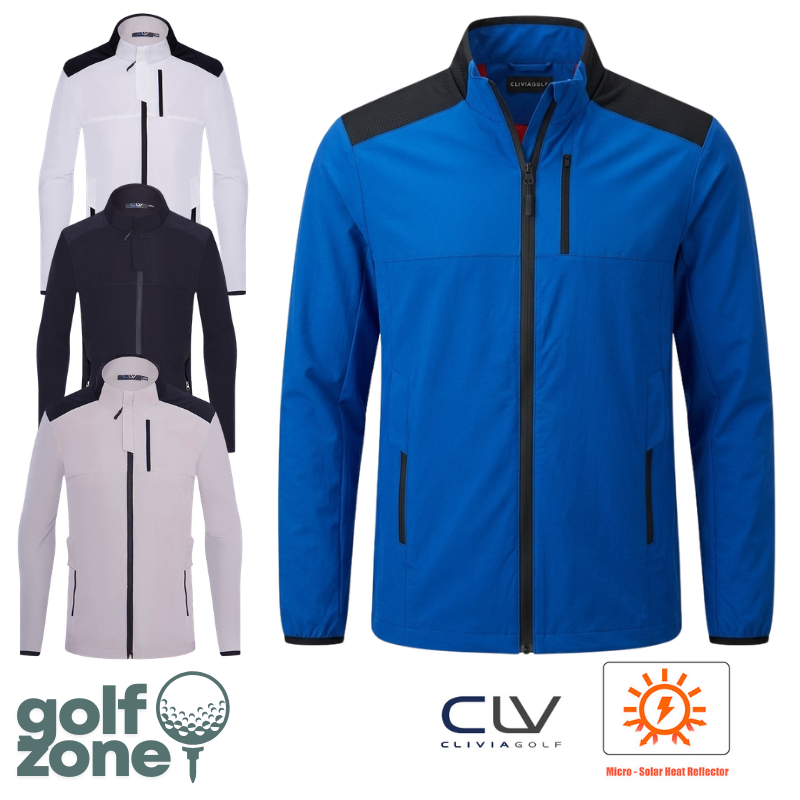 CLV Men's Solar Heat Reflector Golf Jacket  男士太陽能蓄熱防風高爾夫外套