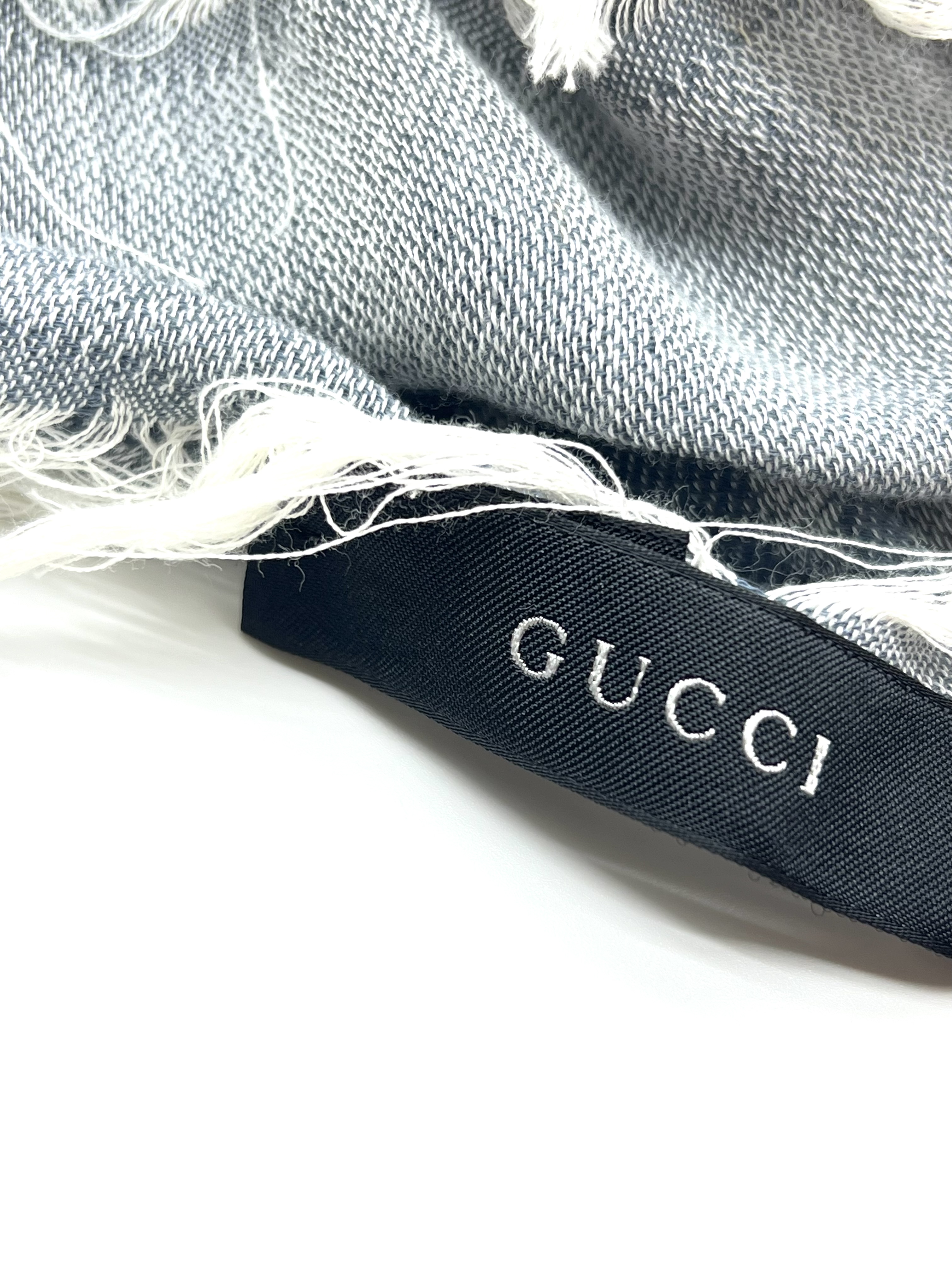 Pre-Owned GUCCI GG Jacquard Pattern Knitted Scarf / Product Code: 26040702