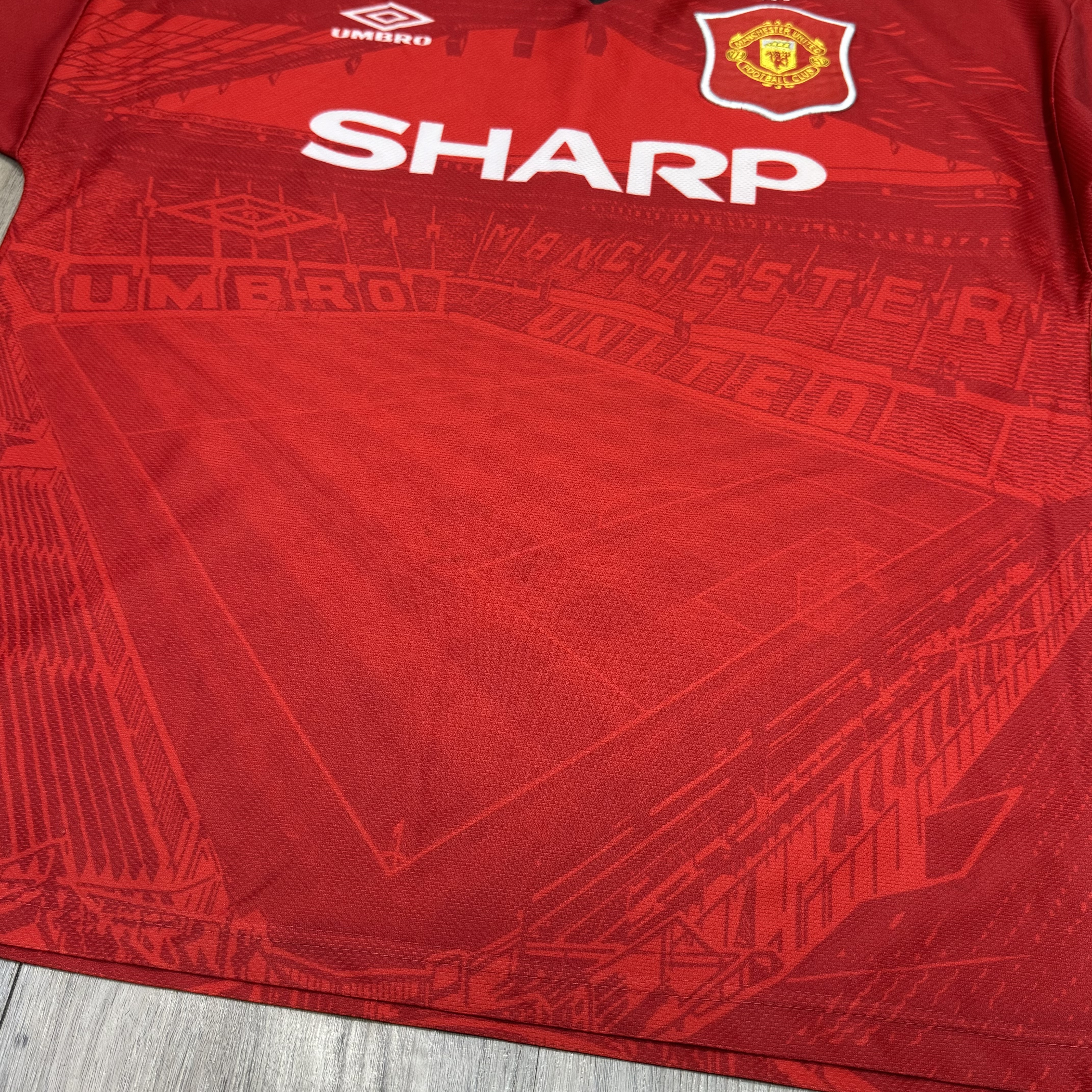 Manchester United 1996 FA cup final shirt  #7 Cantona 