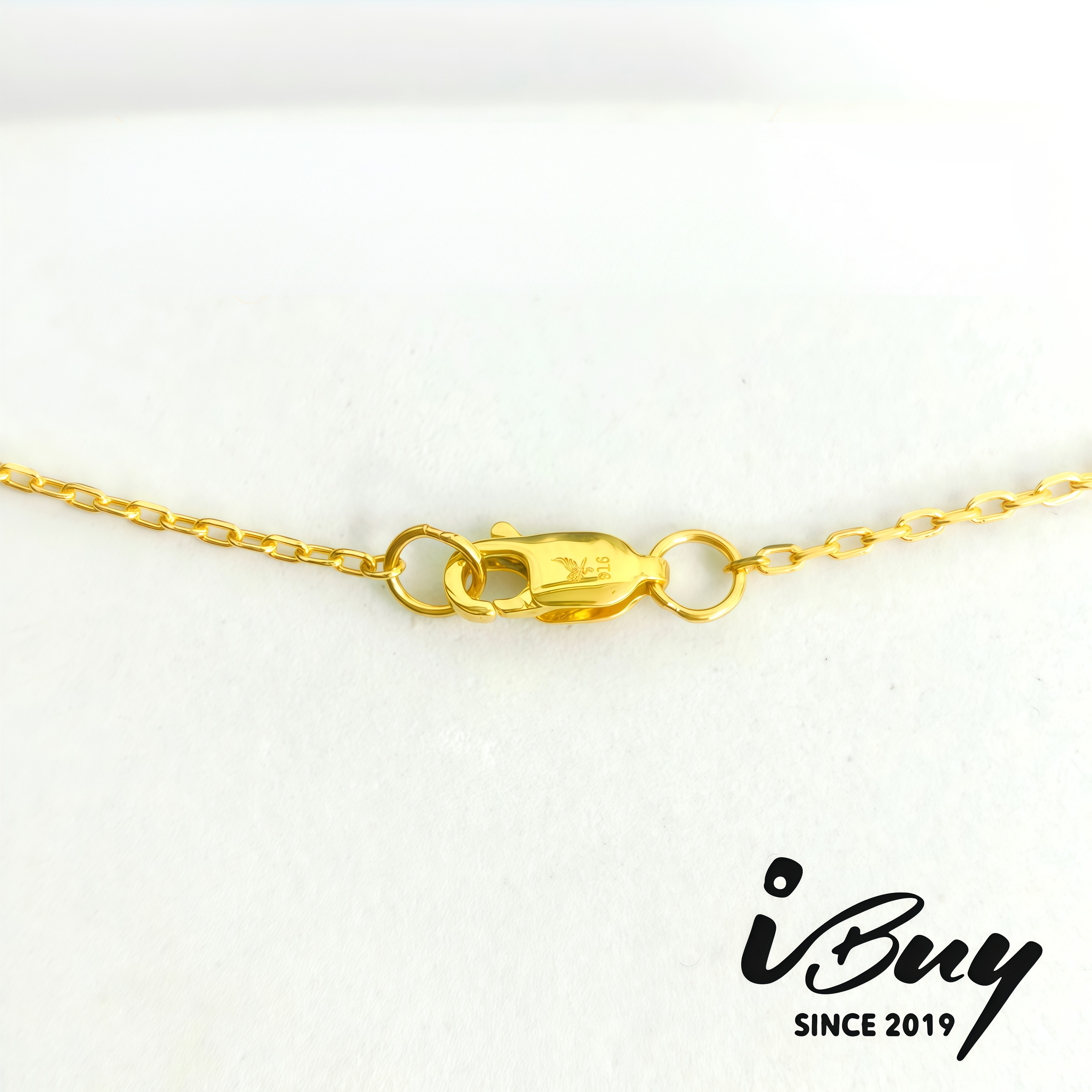 916 GOLD ROME NUMERIC SOLID CABLE CHOKER 916 金 罗马数字实心万字项链