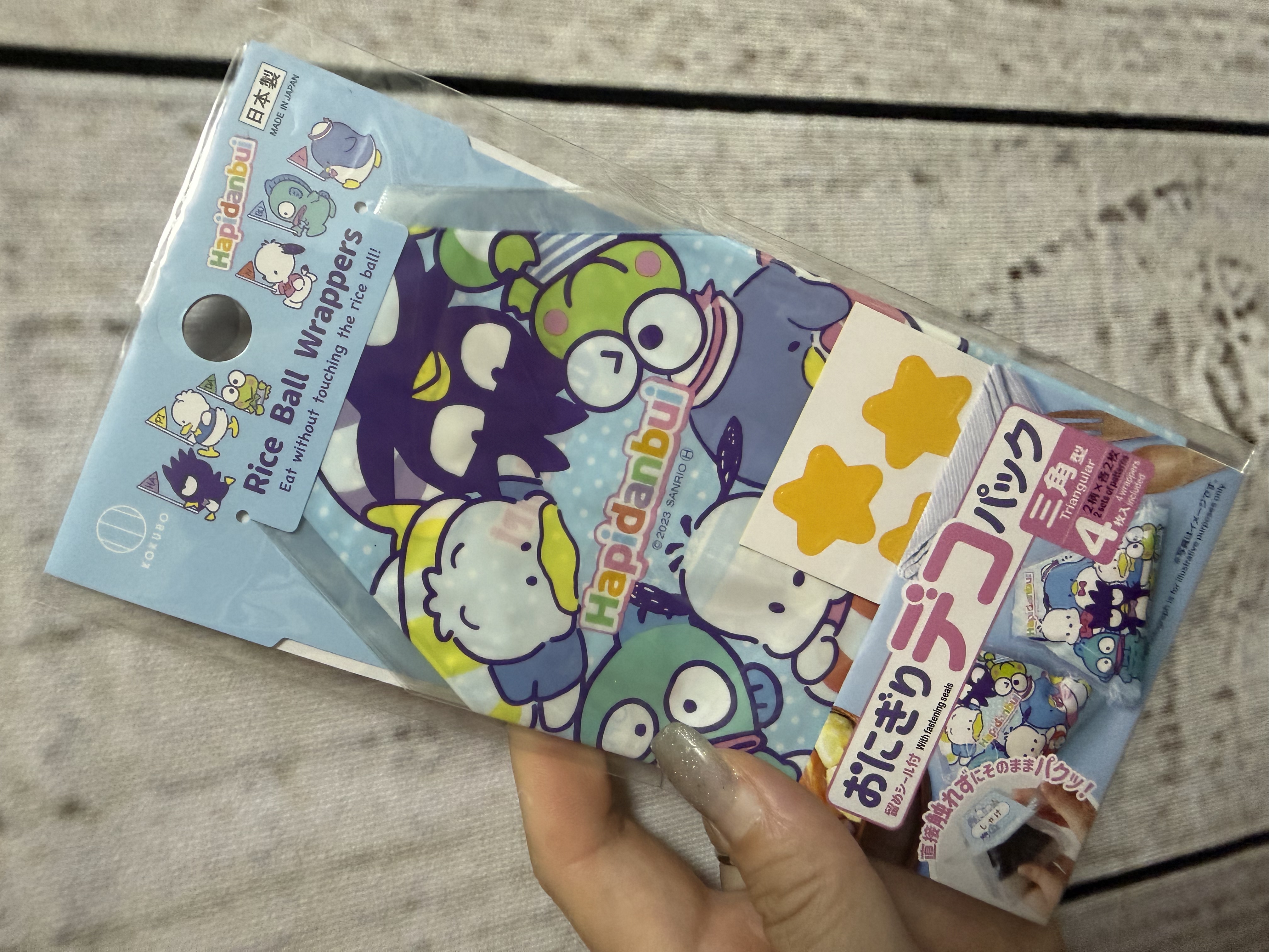<門市現貨清貨 🈹>日本製Sanro飯糰包裝袋4枚
