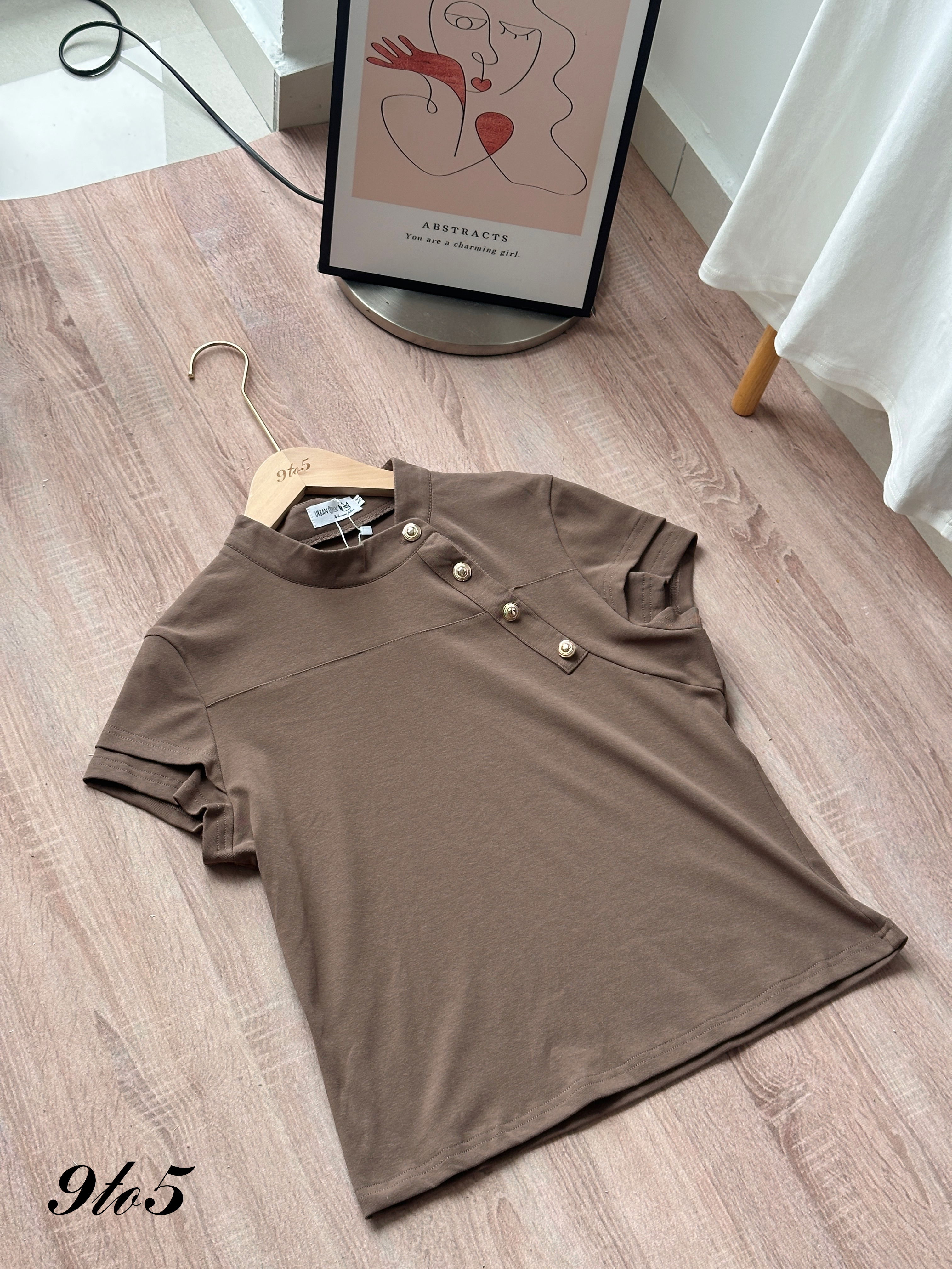 T4377 Mock Neck Double Layered Sleeves Top - 3 Colors 