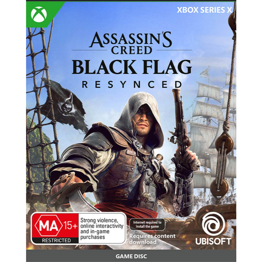 (🔥NEW RELEASE🔥) Assassin Creed Black Flag Resynced Full Game (Xbox Series X/S) Digital Download