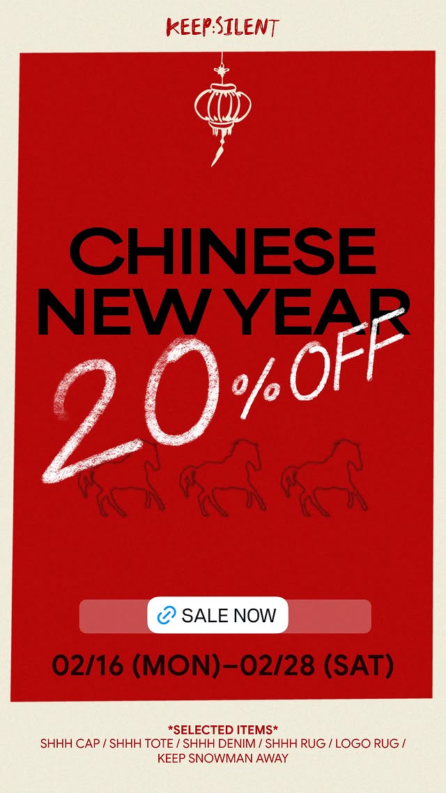 泰國現貨 | Orm個人品牌 Keep Silent Chinese New Year Sale 新年優惠