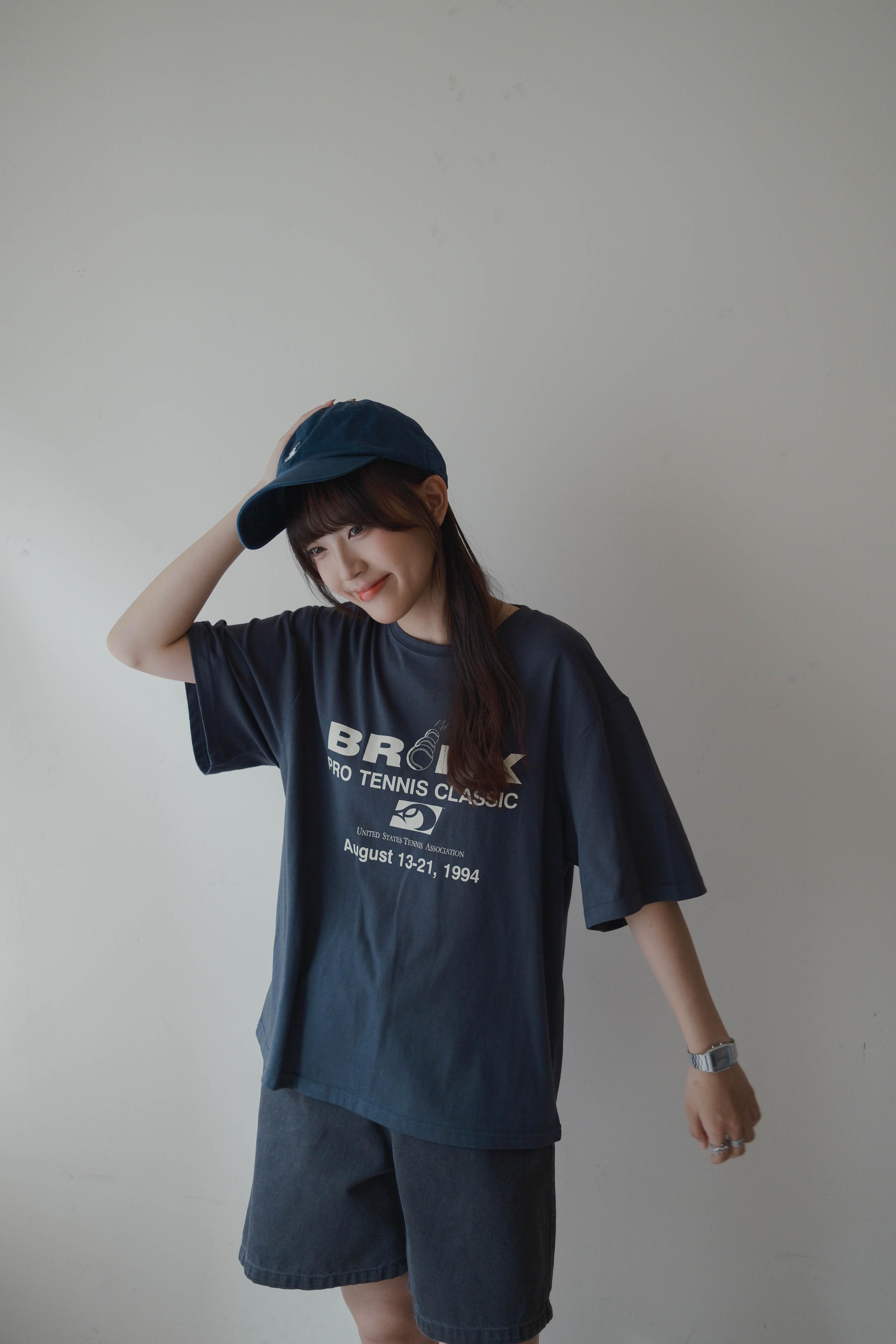 美式復古BRONX網球Tee