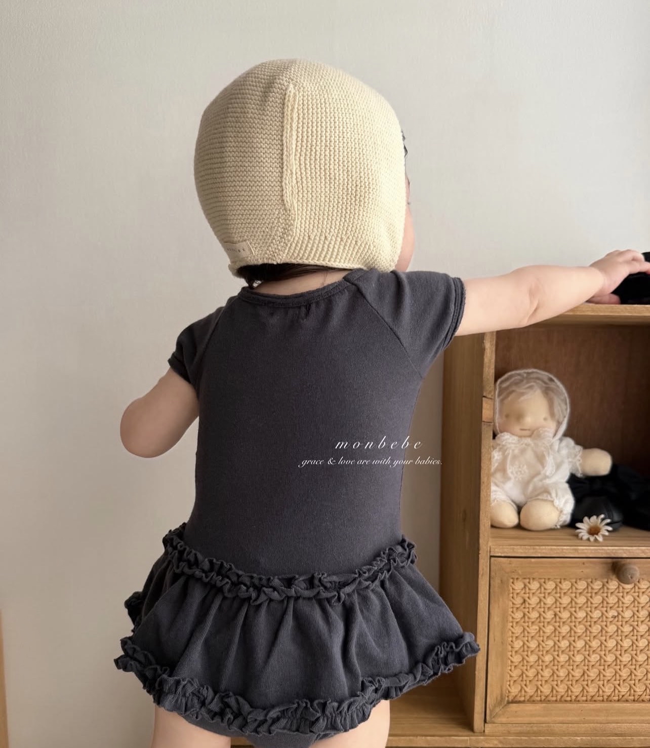 🇰🇷Monbebe包屁/裙 black親子