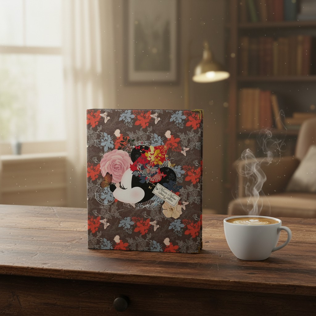 精裝3孔夾 Minnie Mouse   (DPAC-31302B)