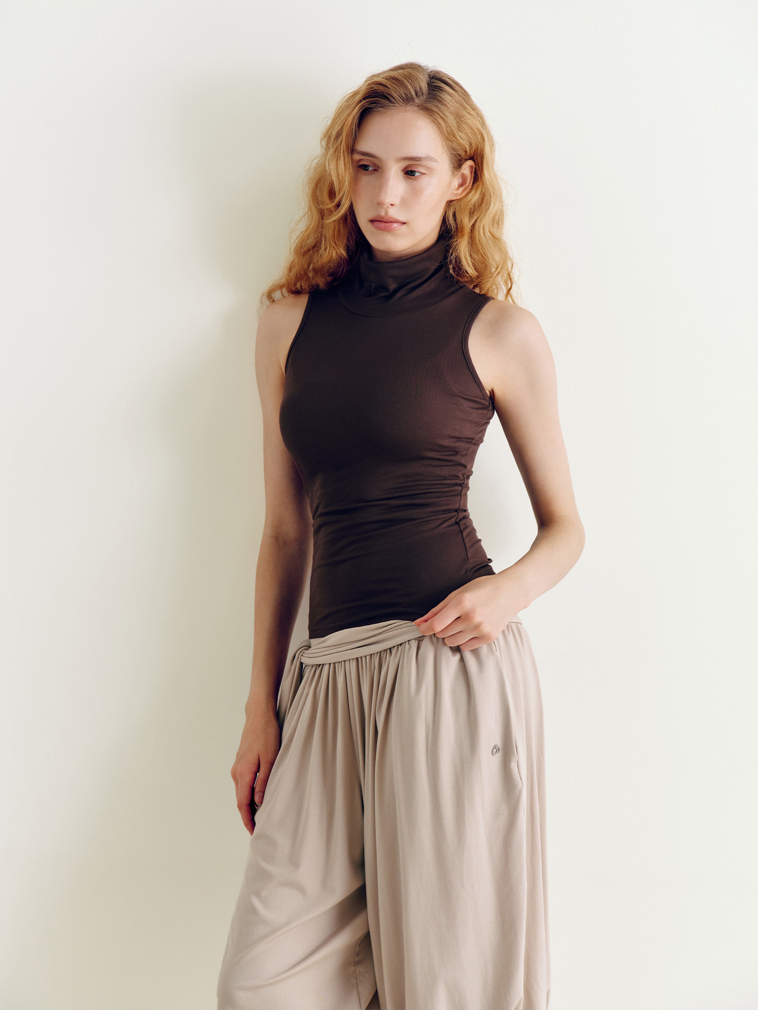 【燈籠七分褲】預購_Satva Tie Harem Pants by Conch