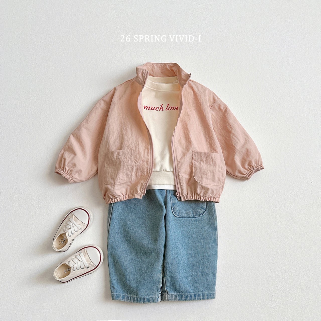 🌸預訂 韓國直送🌸🇰🇷VIVIDI四色口袋高領開襟拉鍊外套