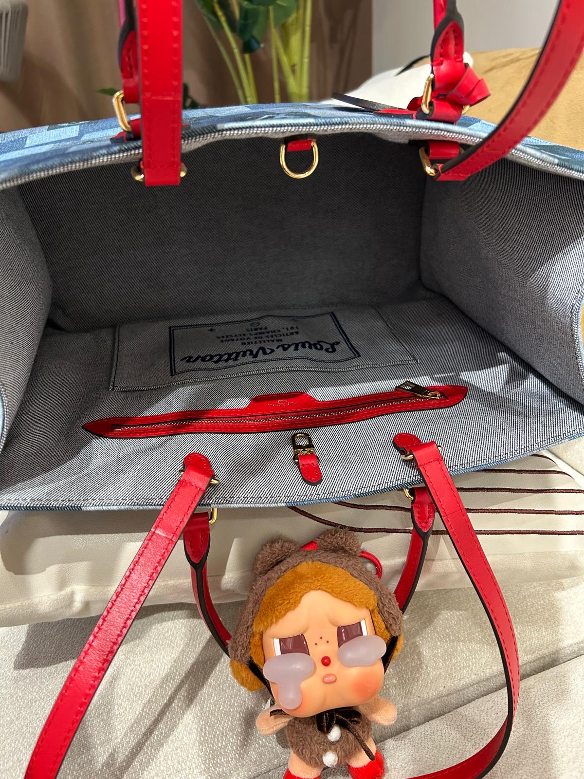 Lv on the go gm M44992 拼牛仔限量版 100%Authentic,99%new ✅dust bag