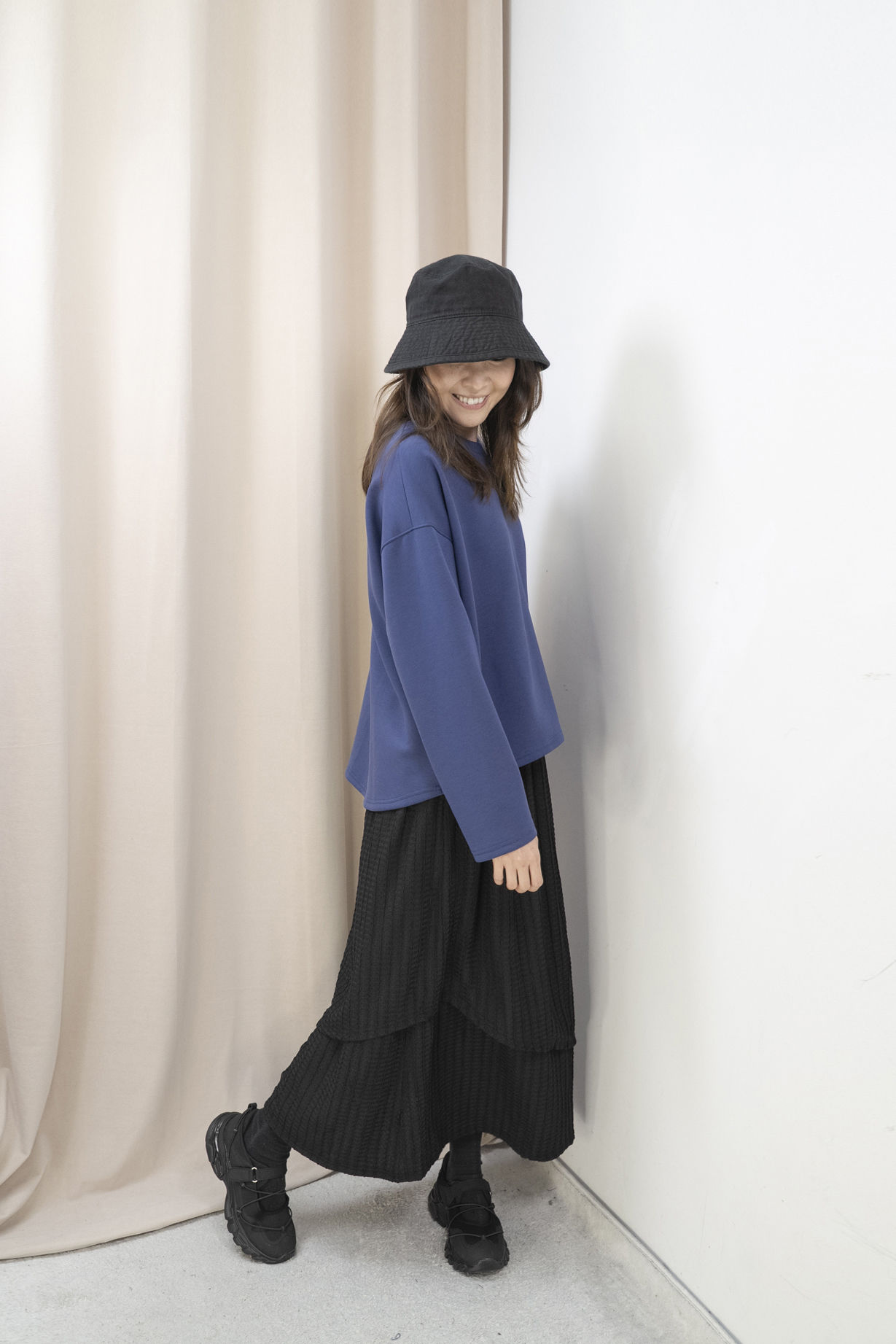 層次優雅半身裙（2色）