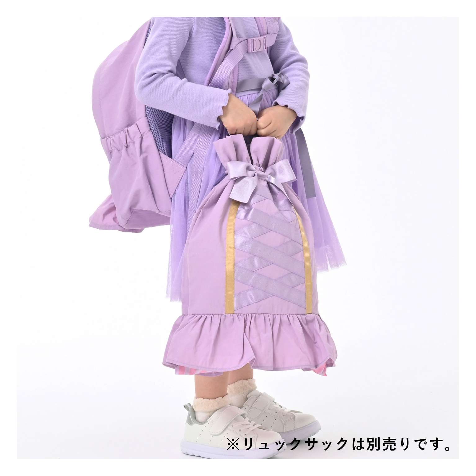 🎀【預訂】 Disney Back to School 抽繩袋 L - Rapunzel