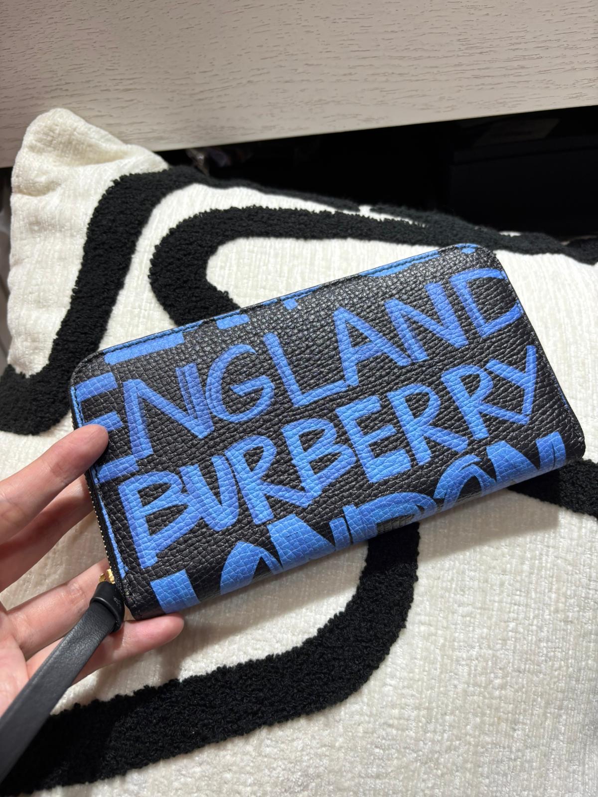 未使用品 Burberry 長銀包 zip long wallet 100%Authentic, Unused 未使用品 ✅box