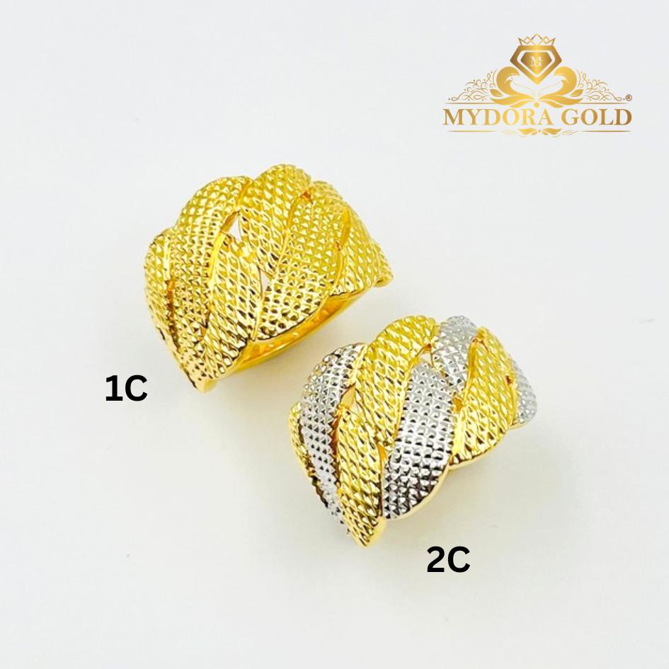 MYDORA Cincin Datin Kait Pahat (5G) l EMAS 916/22K