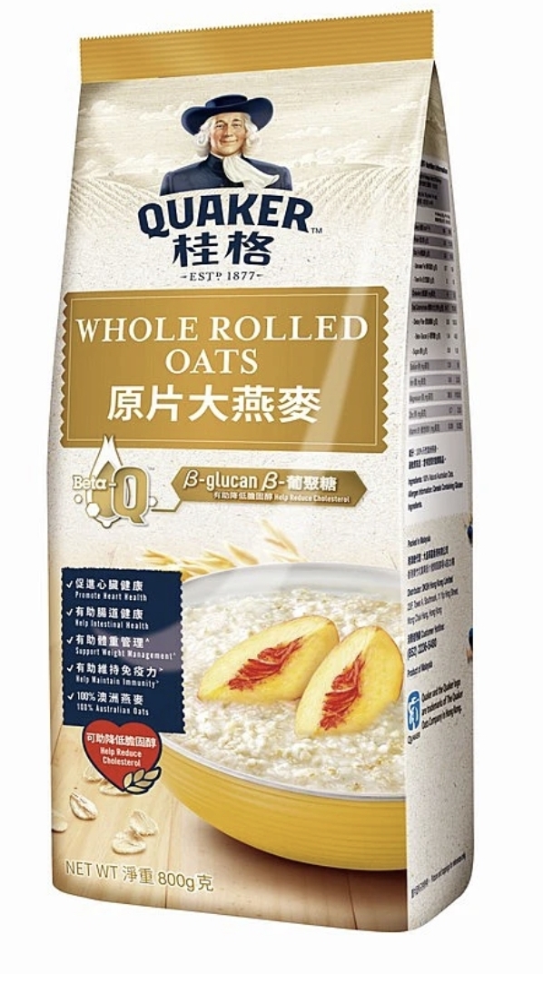 桂格麥皮 800g (金)    12/箱