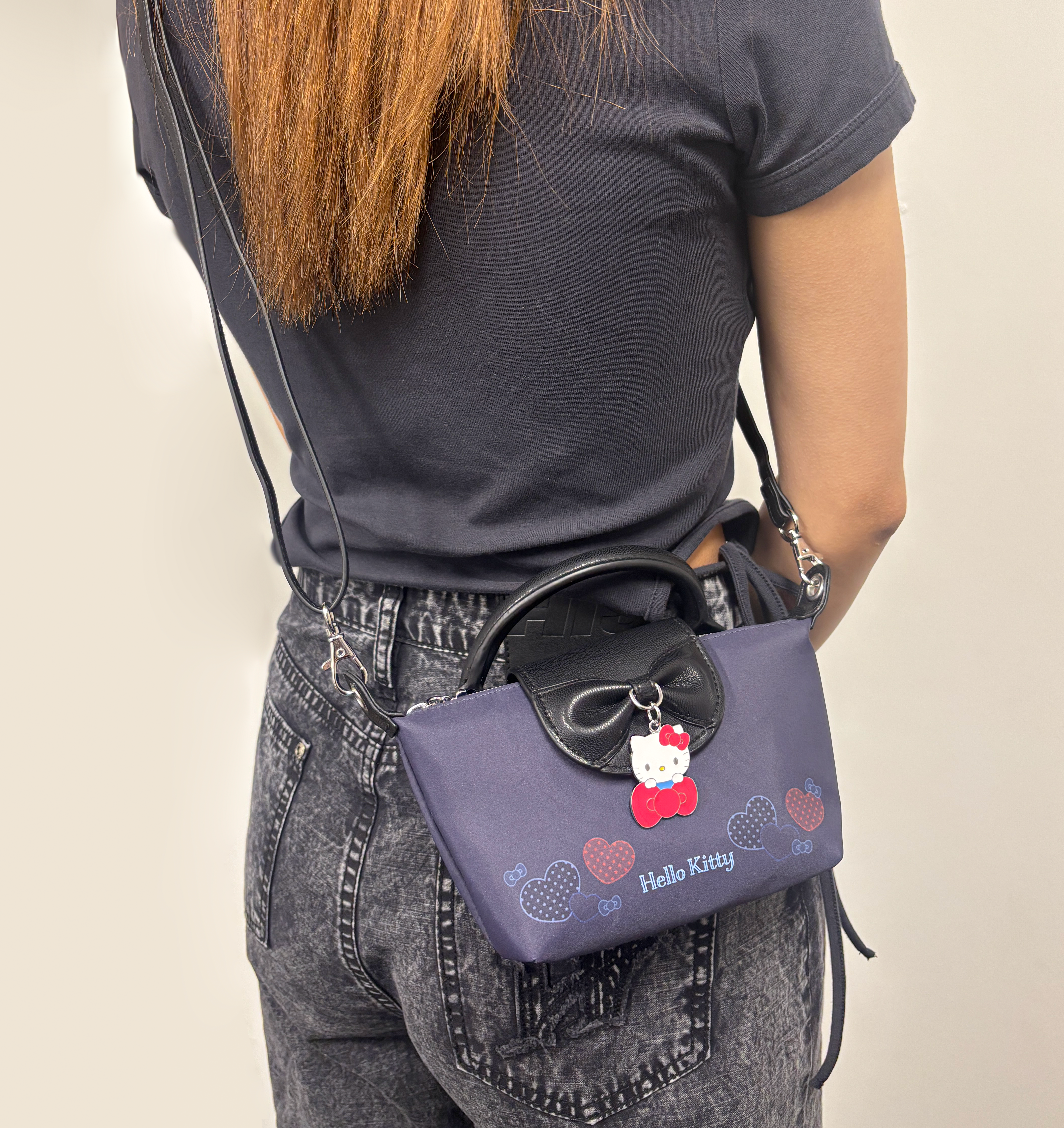 Hello Kitty Cosmetic Pouch w/ Shoulder Strap 有肩帶化妝包