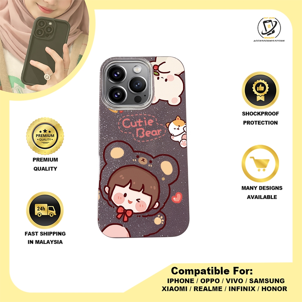 BLING CASE PHONE FOR IPHONE - DESIGN BEAR H