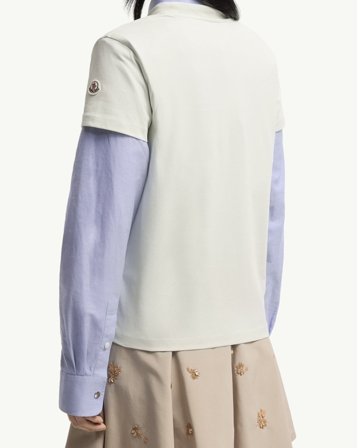 Moncler 🆕 綠色刺繡logo 短Tee Size XS/S/M