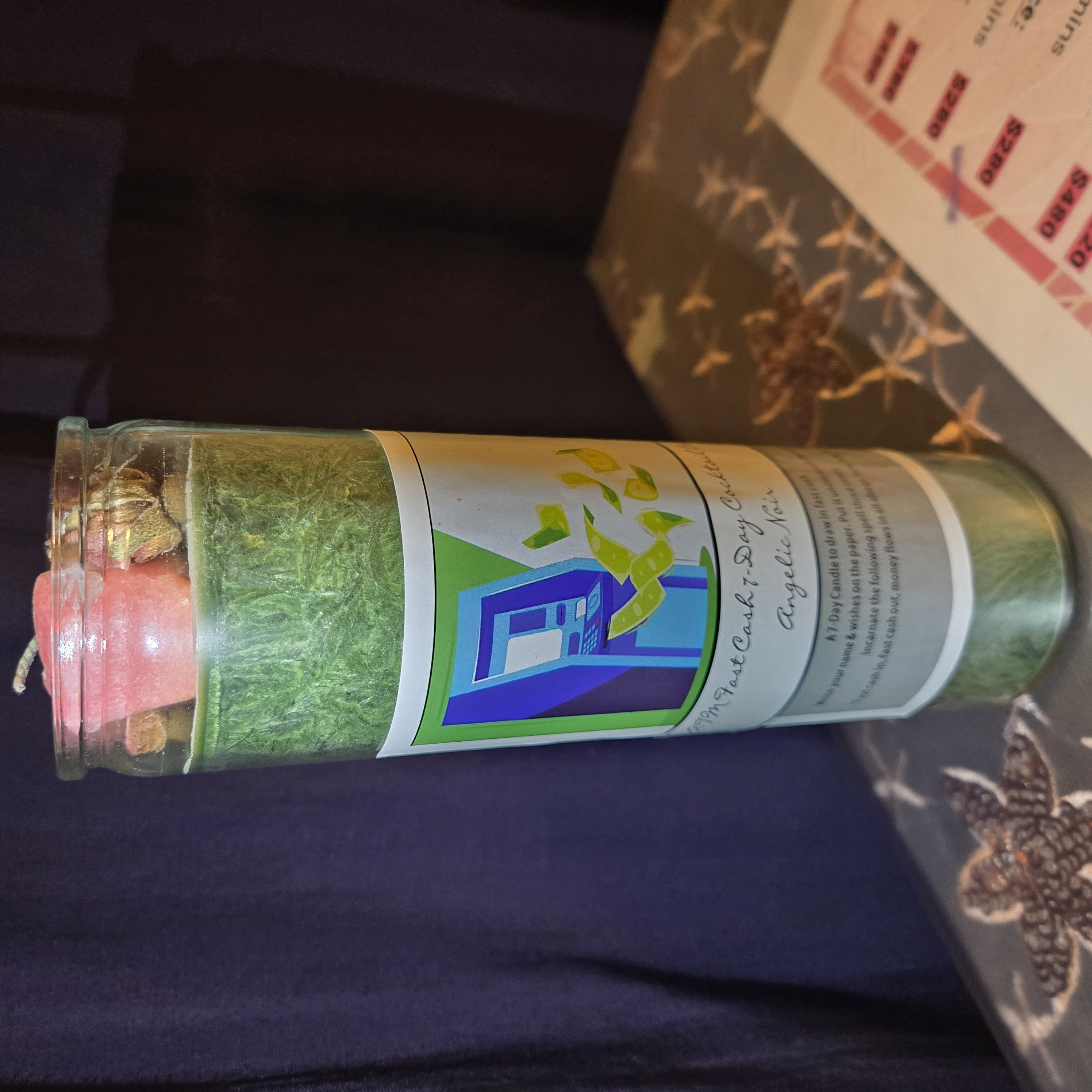 ATM 快速提現 7 天玻璃蠟燭 ATM Fast Cash 7 Day Cocktail Candle