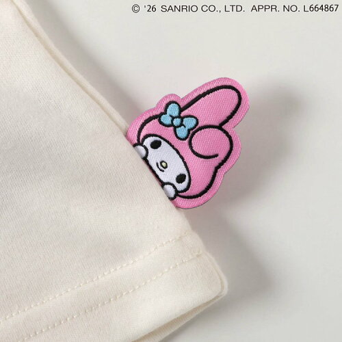 🆕【⭐訂購⭐】🇯🇵 日本直送 🌀#Sanrio 天鵝絨貼片荷葉邊 長袖tee［4款選］🌀[ELBA-0025][260213]